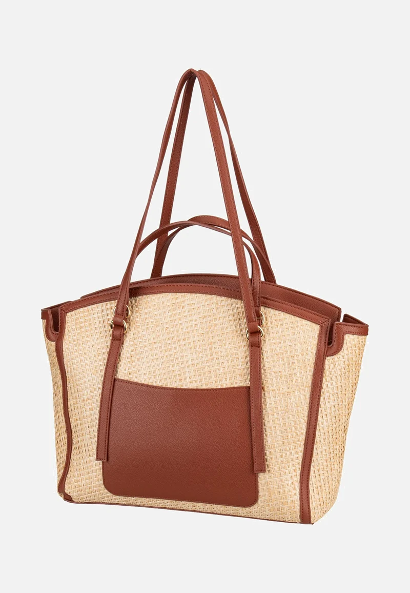 Demetra 901 Naturale/Cuoio - Shopper