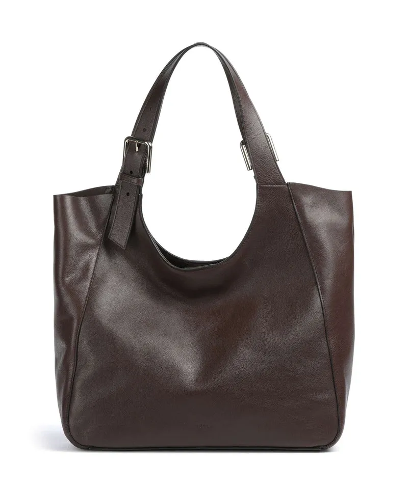 Furla Dora L Shopper dark cioccolato