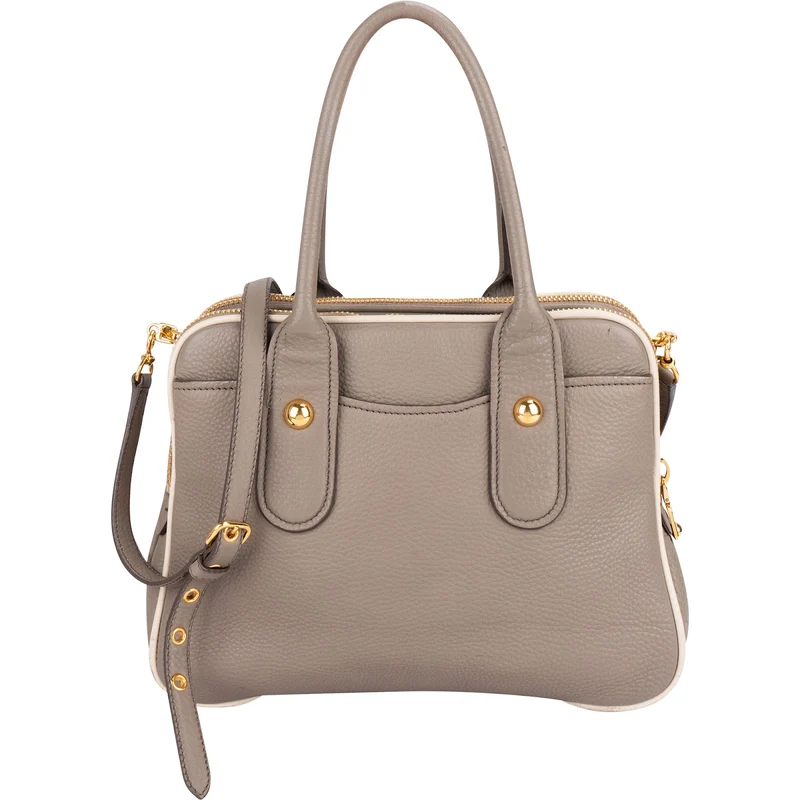 Miu Miu Vitello Daino Leather Bauletto Handbag