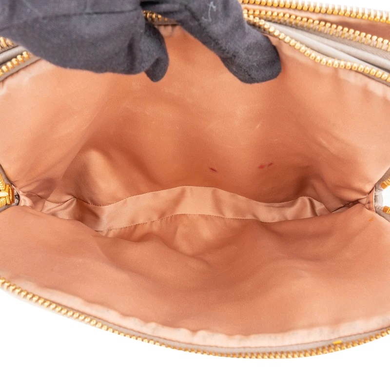 Miu Miu Vitello Daino Leather Bauletto Handbag