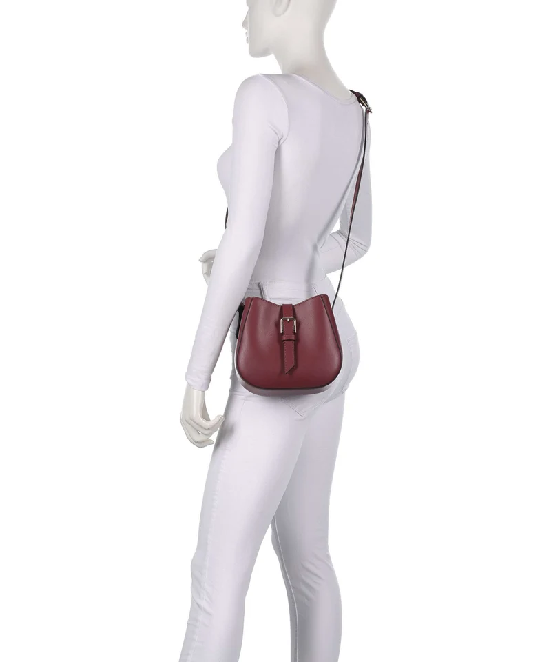 Furla Dora Mini Umhängetasche red apple