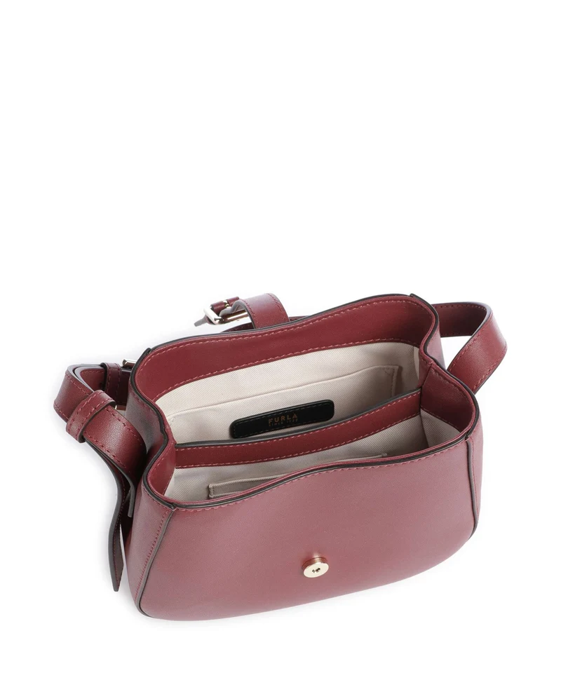Furla Dora Mini Umhängetasche red apple