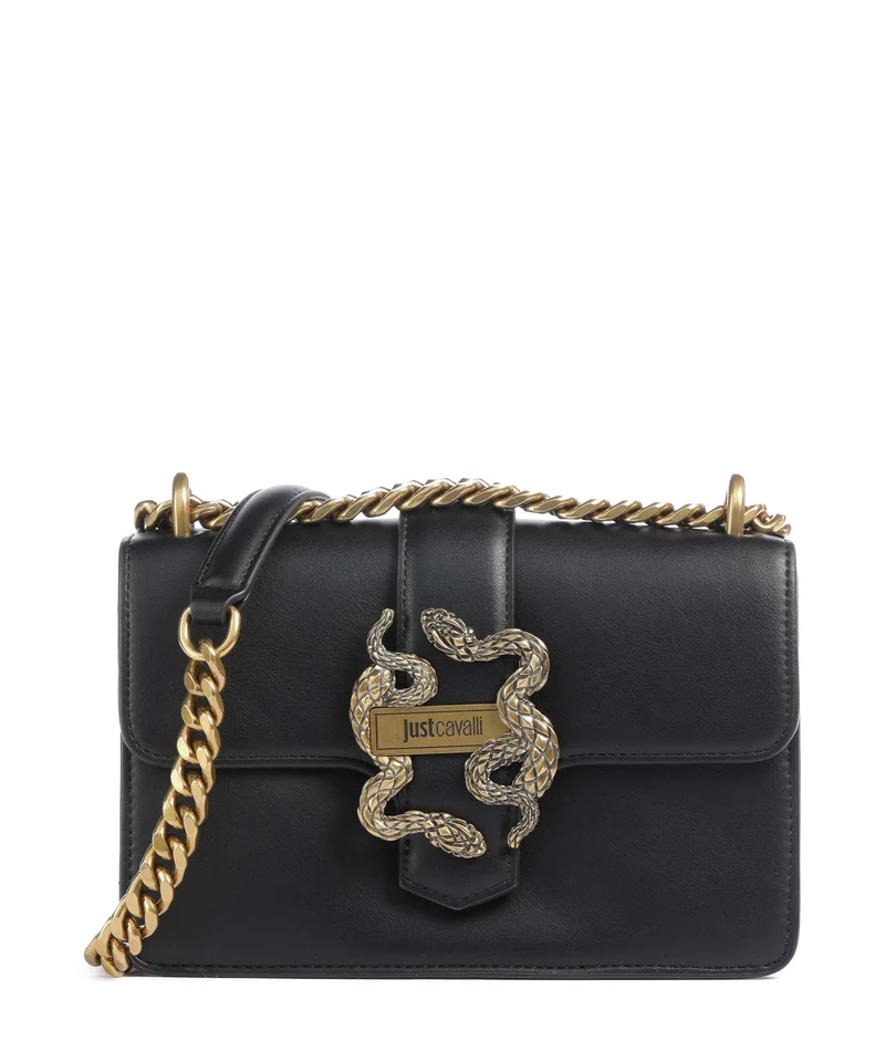 Just Cavalli Iconic Snakes Schultertasche black