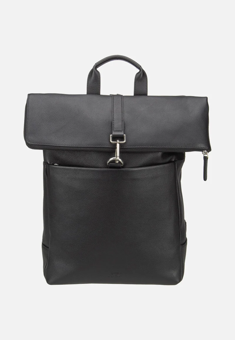 Frankfurt Backpack Courier Black - Rolltop Rucksack