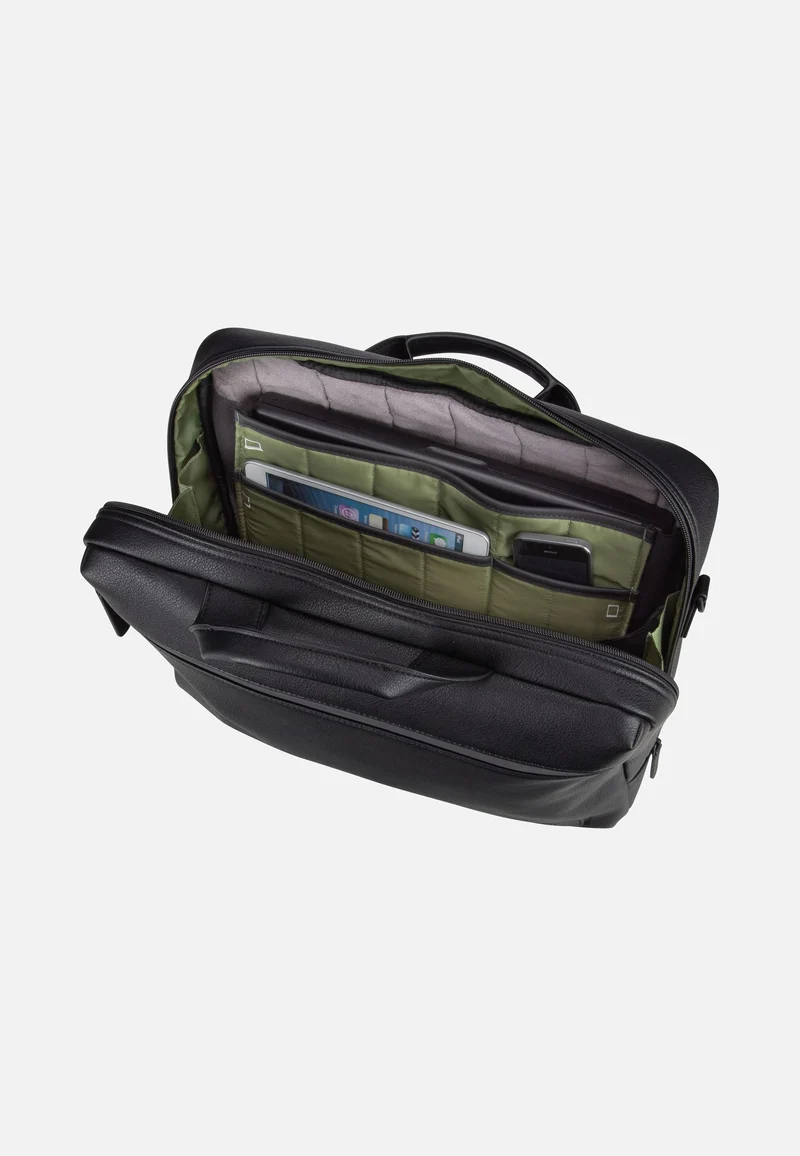 Riga Business Bag 1 Comp Black - Aktentasche