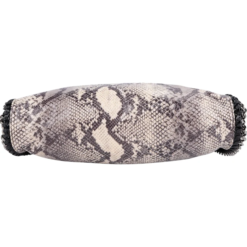 Stella McCartney Python Print Falabella Fold Over Tote Shoulder Bag