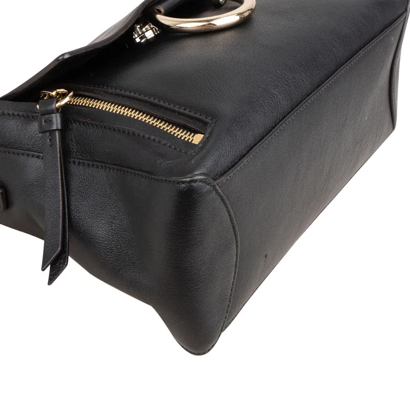 Chloé Black Leather Faye Day Bag Handbag