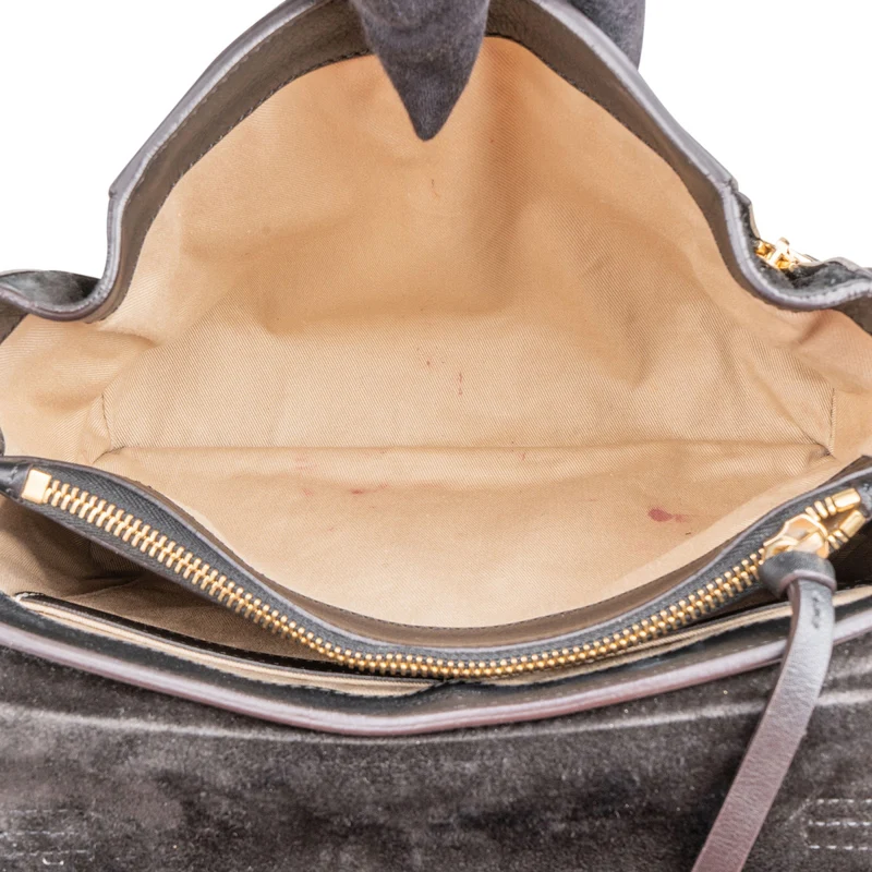 Chloé Black Leather Faye Day Bag Handbag
