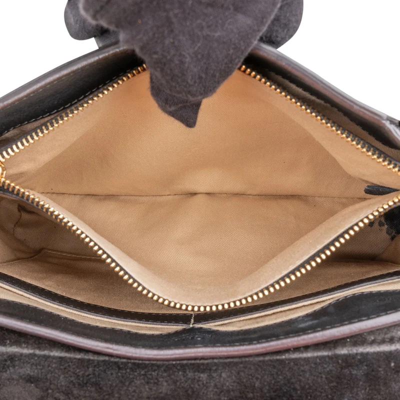 Chloé Black Leather Faye Day Bag Handbag