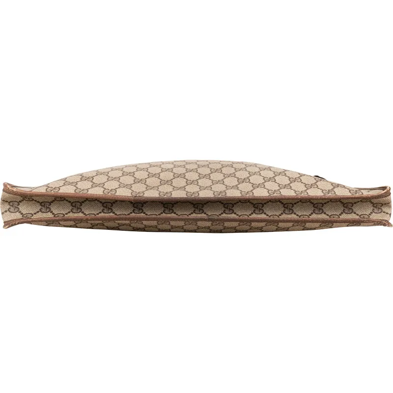 Gucci Monogram GG Supreme Web Canvas Laptop Case Business Clutch
