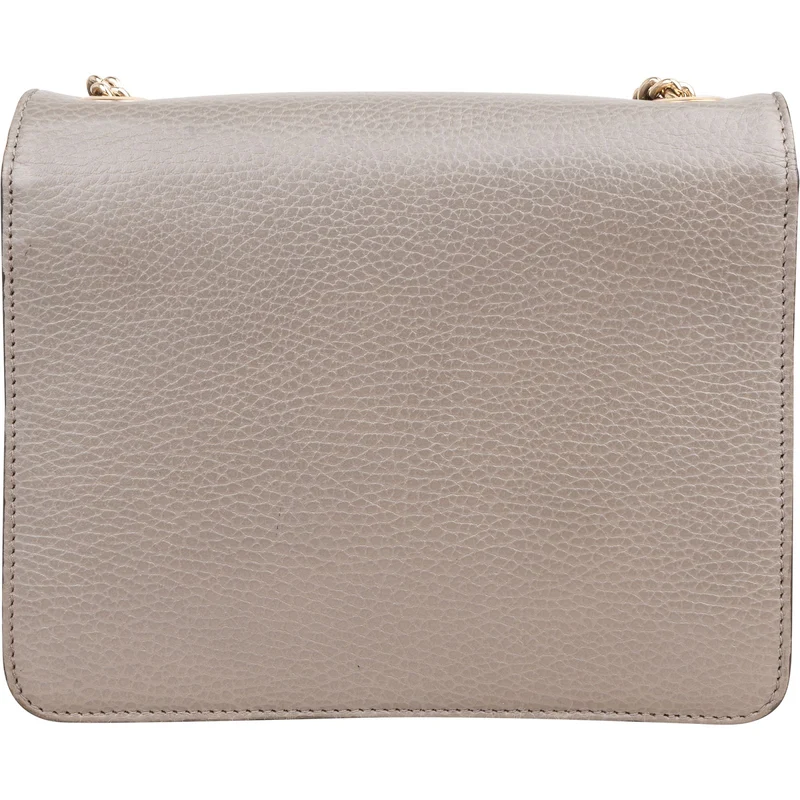 Gucci Grained Calfskin Interlocking GG Shoulder Crossbody Bag