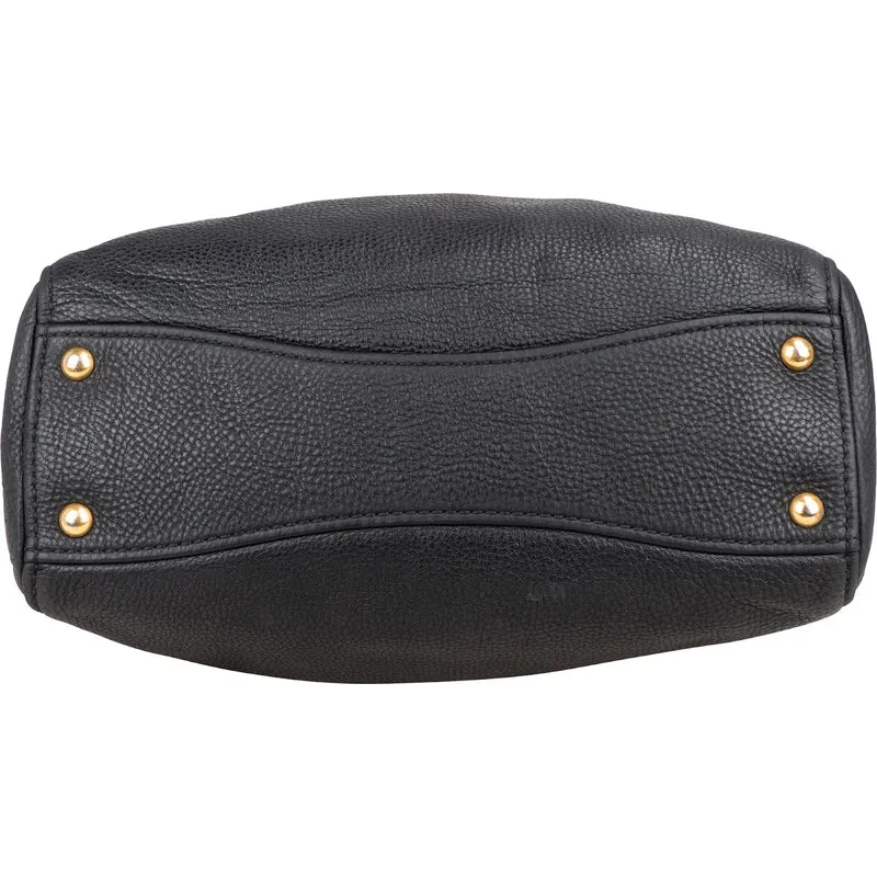 Miu Miu Vitello Daino Leather Tote Hobo Handbag