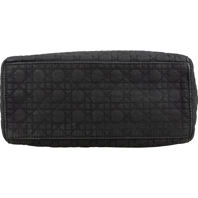 Christian Dior Quilted Nylon Lady Dior Handbag