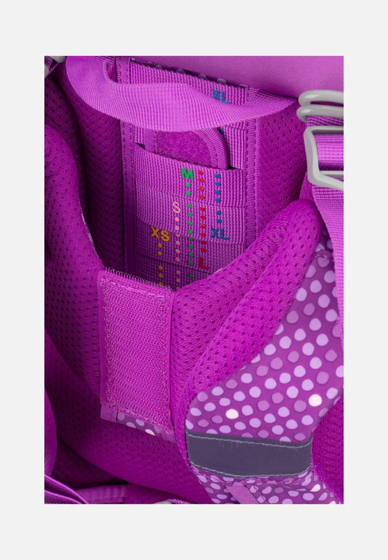 ErgoFlex MAX Set 2 Purple Dots - Schulrucksack