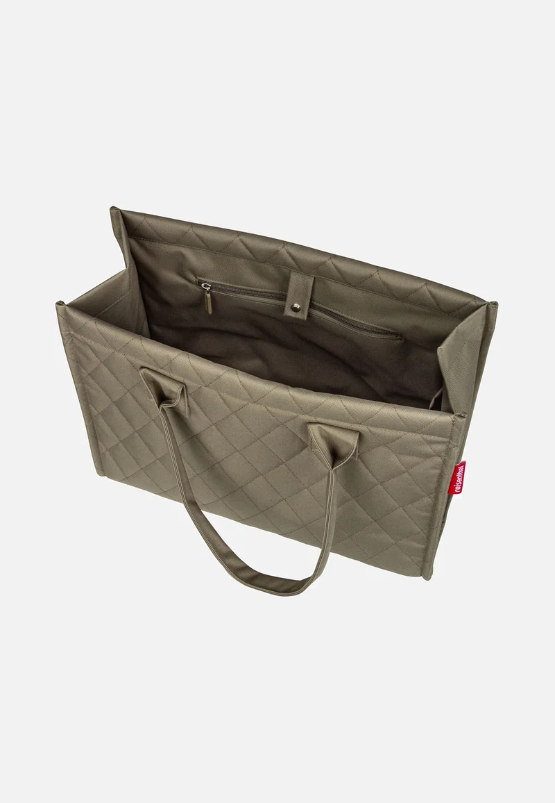 Daily Shopper Rhombus Olive - Tote Bag
