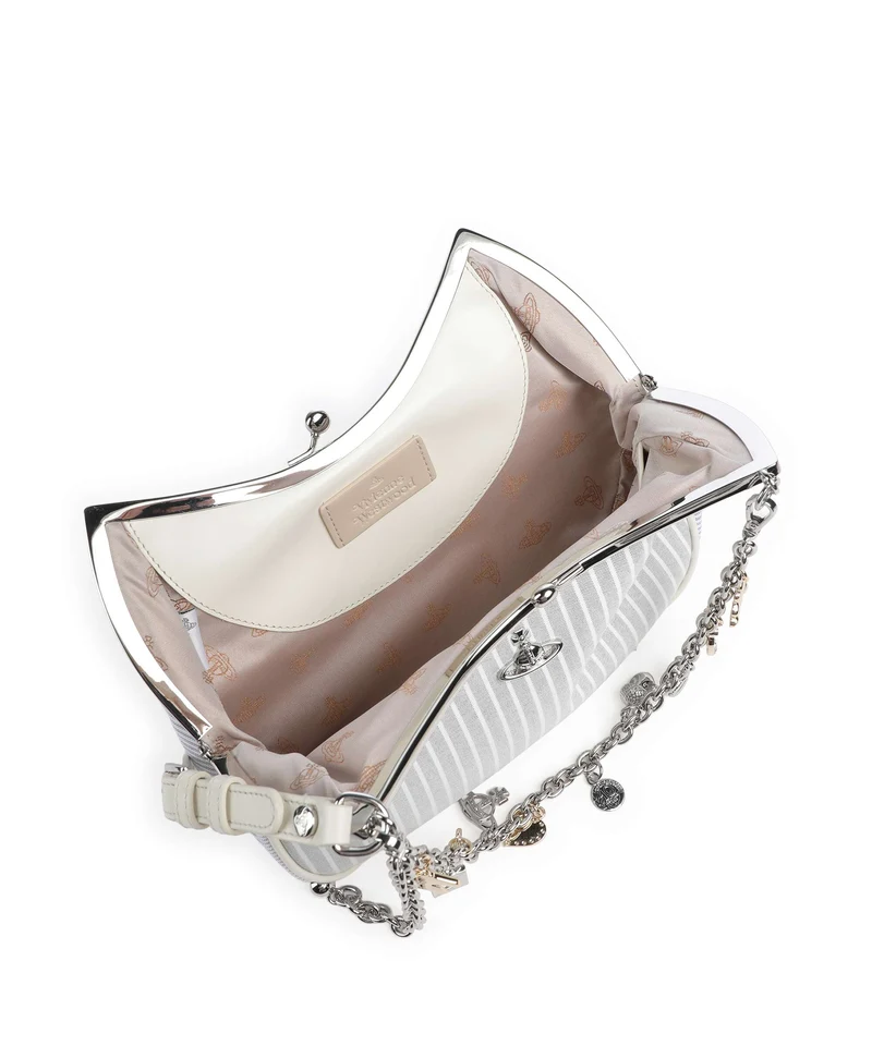 Vivienne Westwood Charm Frame Classic Oxford Shirt Schultertasche multi