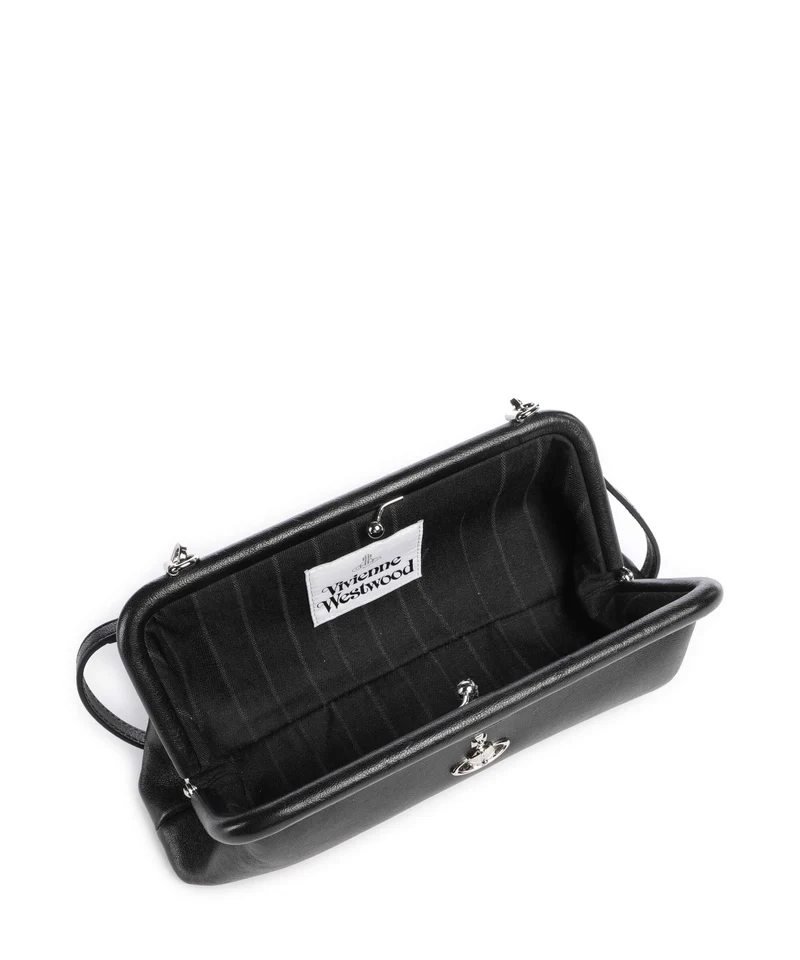 Vivienne Westwood Jane Frame Supple Schultertasche black