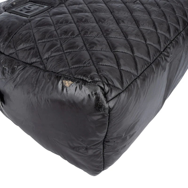 Chanel Quilted Nylon Coco Cocoon Tote Handbag