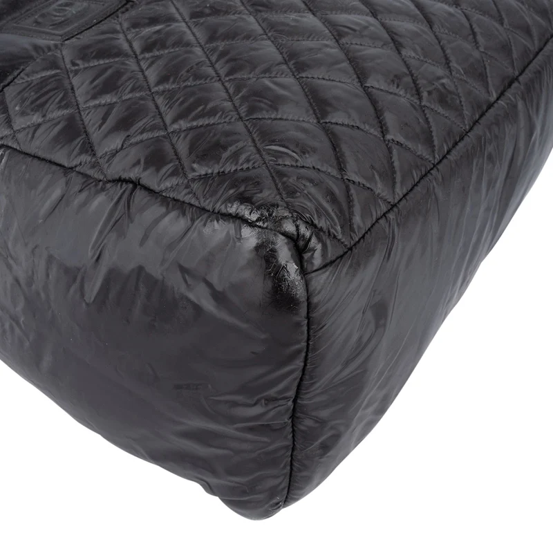 Chanel Quilted Nylon Coco Cocoon Tote Handbag