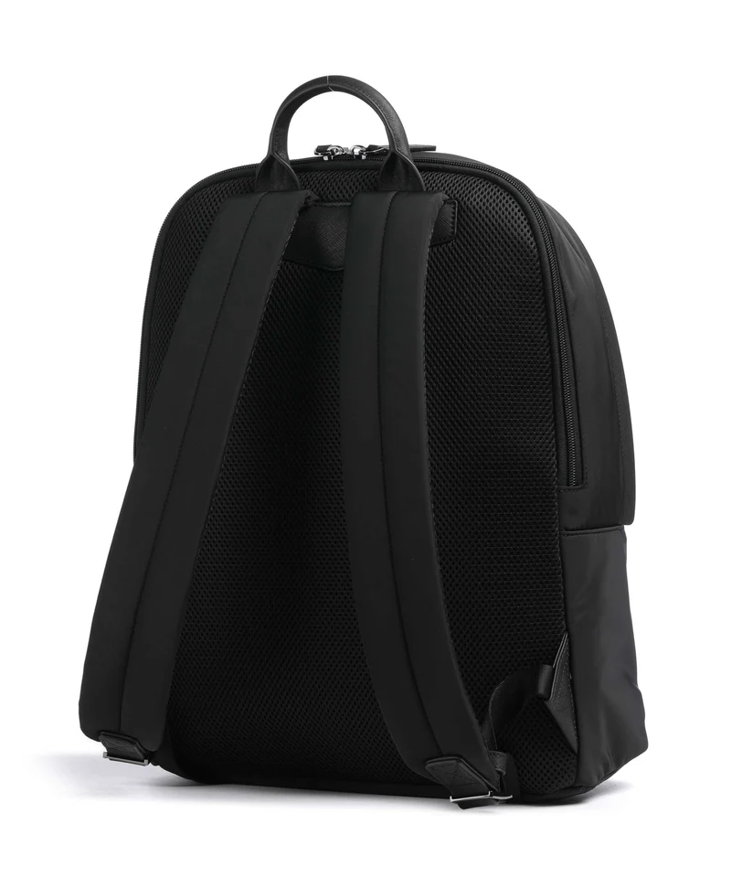 Emporio Armani Nylon Recycled Rucksack black beauty