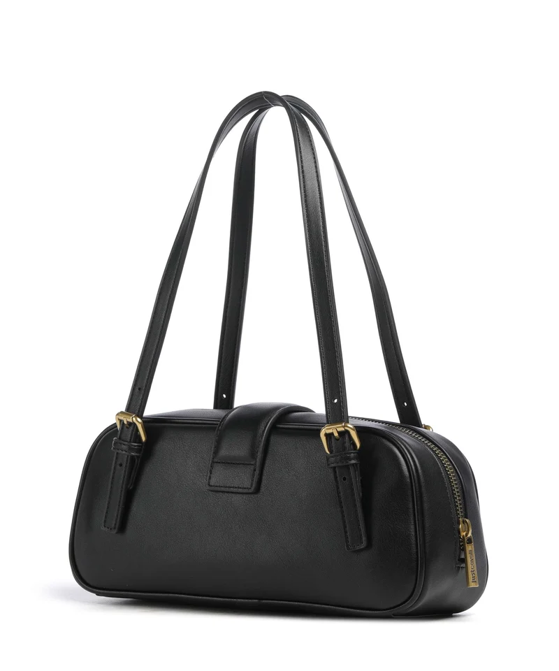 Just Cavalli Iconic Snakes Schultertasche black