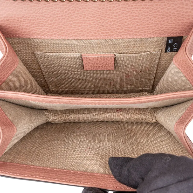 Gucci Grained Leather Interlocking GG Shoulder Crossbody Bag