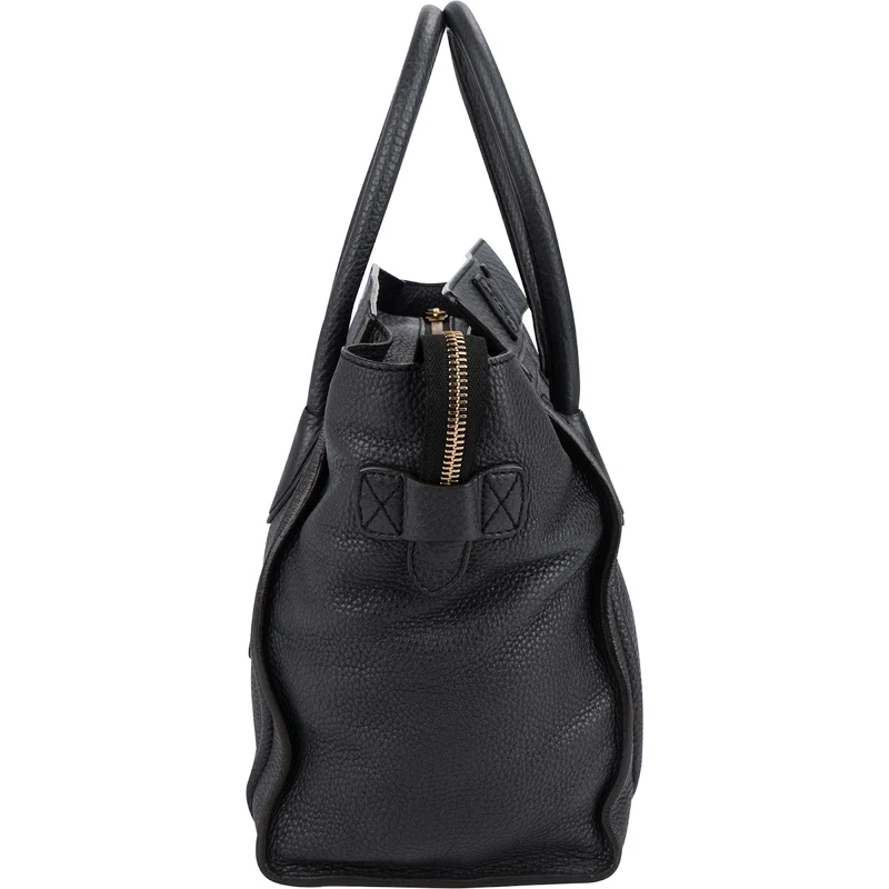 Céline Grained Calfskin Luggage Handbag
