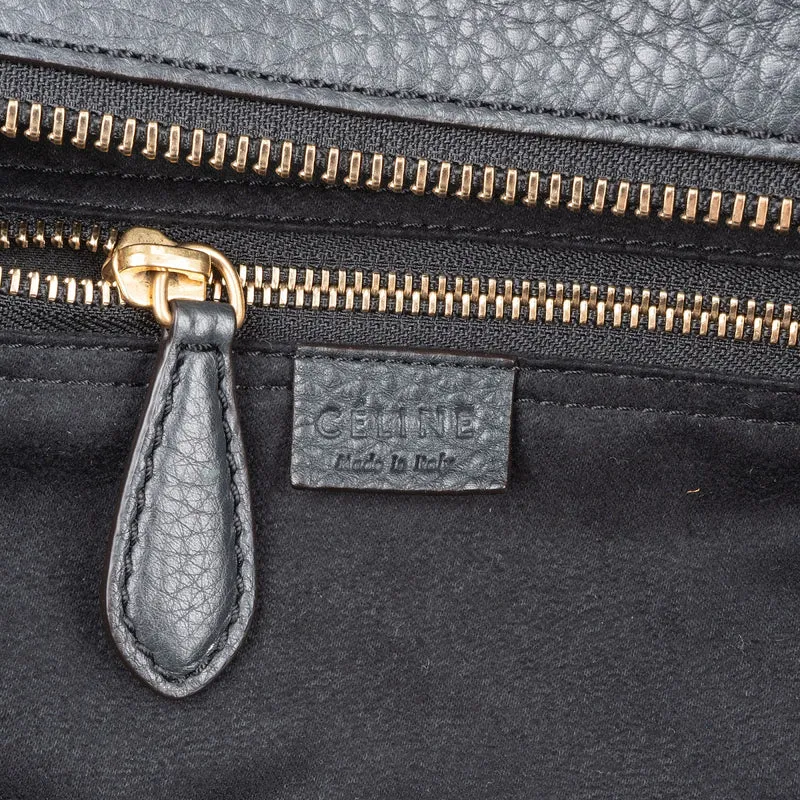 Céline Grained Calfskin Luggage Handbag