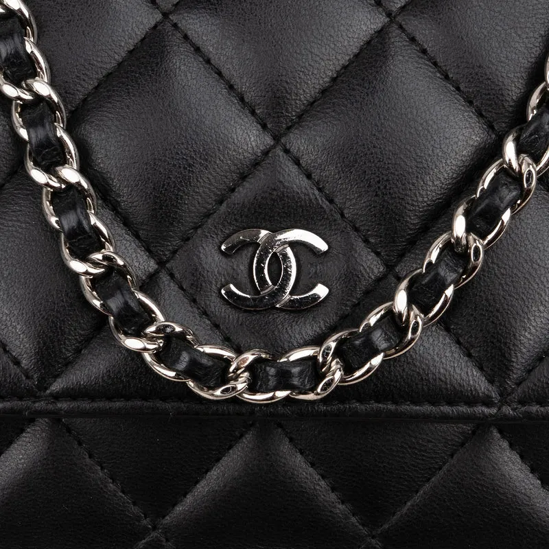 Chanel Quilted Lambskin Wallet on Chain Crossbody Bag
