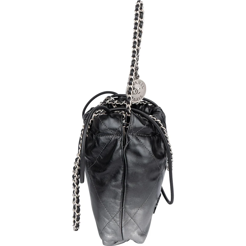 Chanel 22 Quilted Lambskin Ombre Drawstring Crossbody Bag