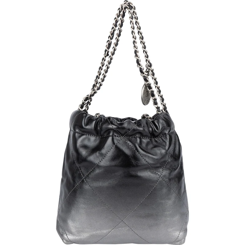 Chanel 22 Quilted Lambskin Ombre Drawstring Crossbody Bag
