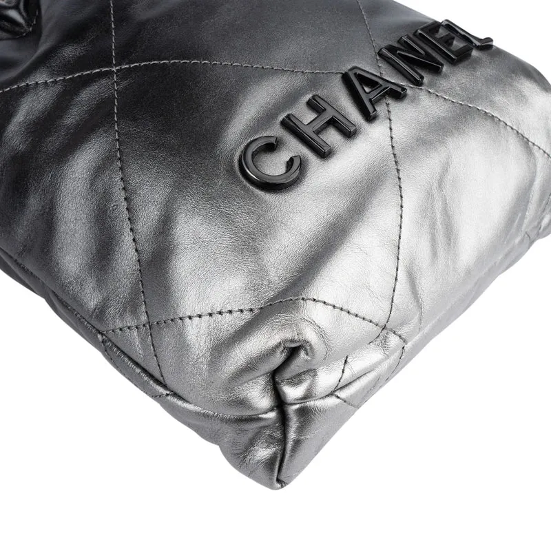 Chanel 22 Quilted Lambskin Ombre Drawstring Crossbody Bag