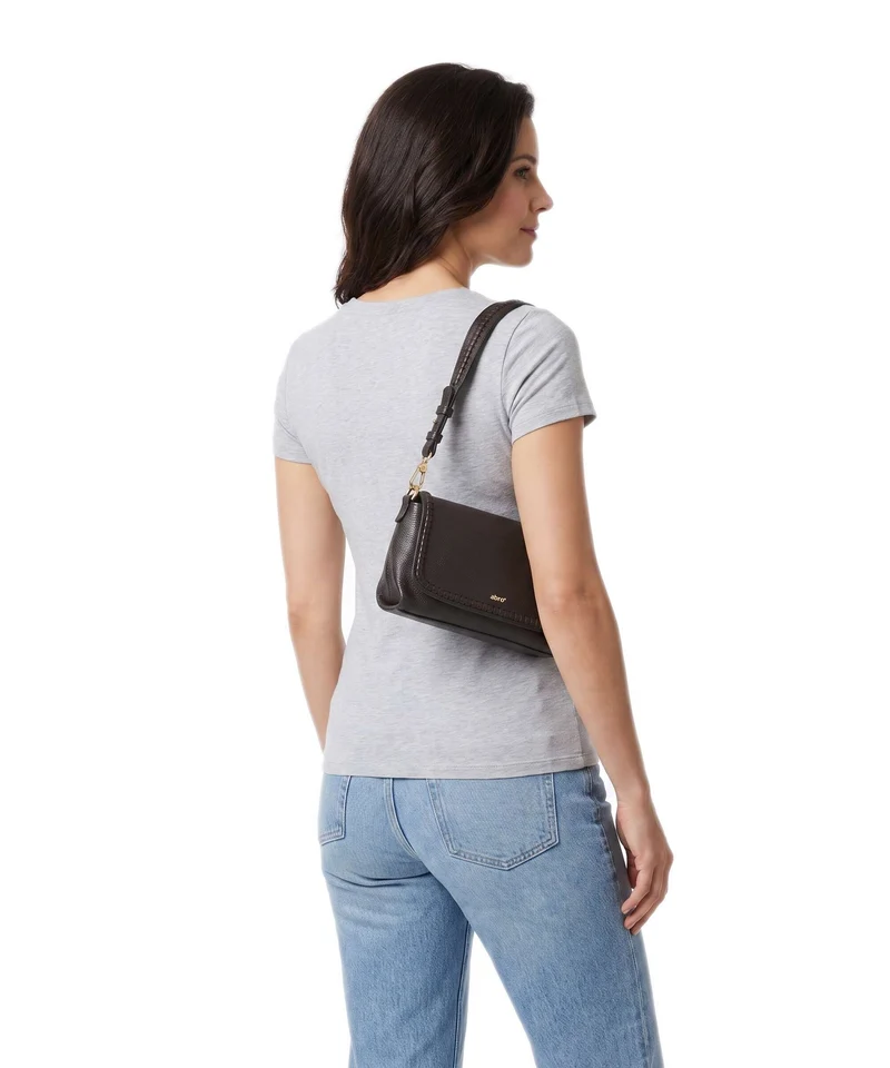 Abro Agave Signature Schultertasche dark brown