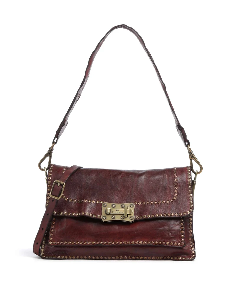 Campomaggi Schultertasche wine