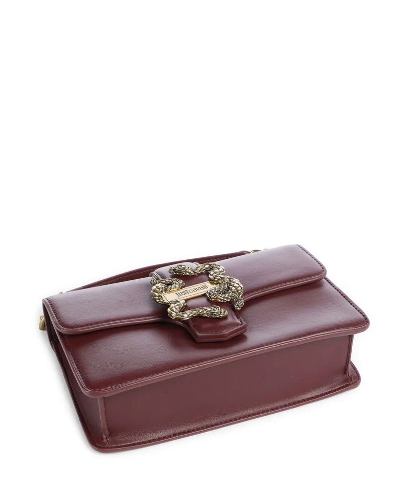 Just Cavalli Iconic Snakes Schultertasche cordovan