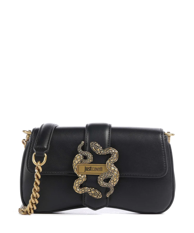 Just Cavalli Iconic Snakes Umhängetasche black