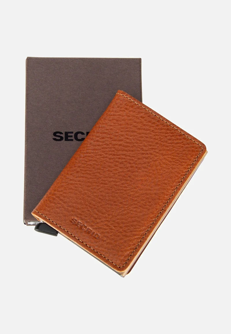 Slimwallet Veg Tanned Caramello-Sand - Portemonnaie