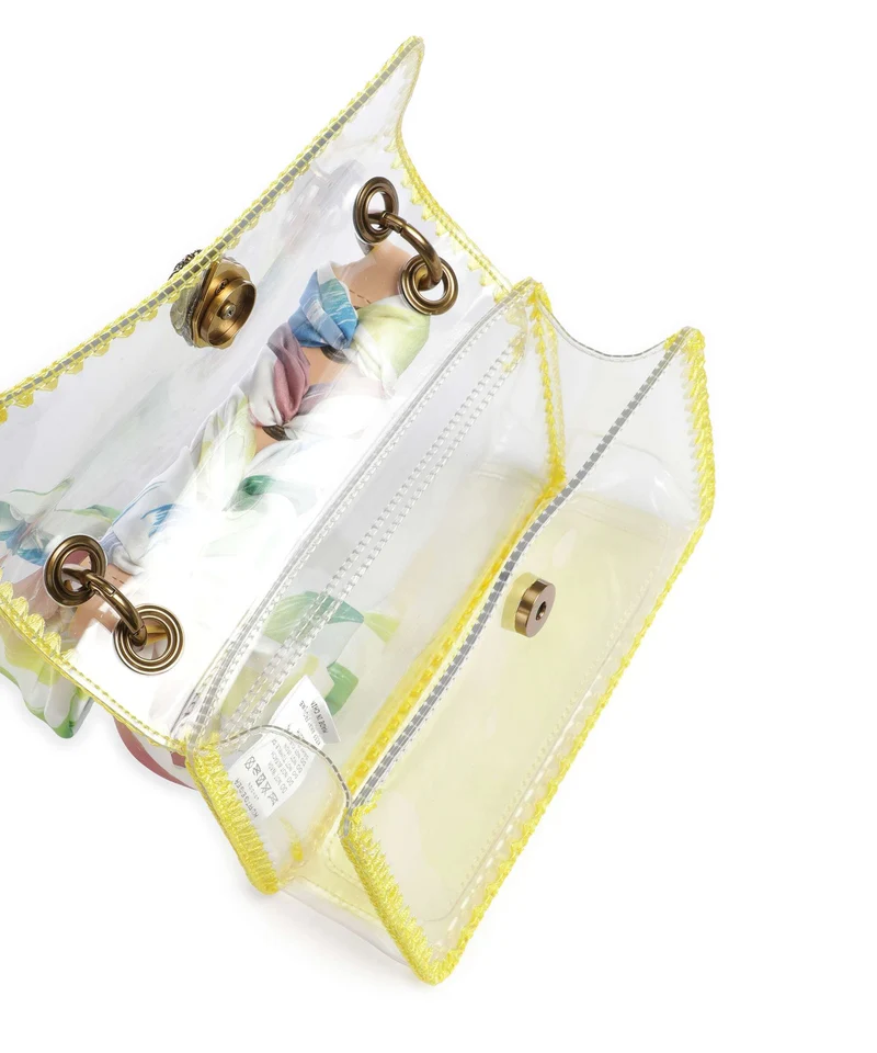 Kurt Geiger Kensington Vinyl Mini Umhängetasche yellow