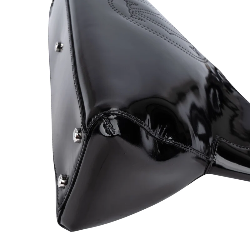 Cartier Black Patent Leather Marcello de Cartier Handbag