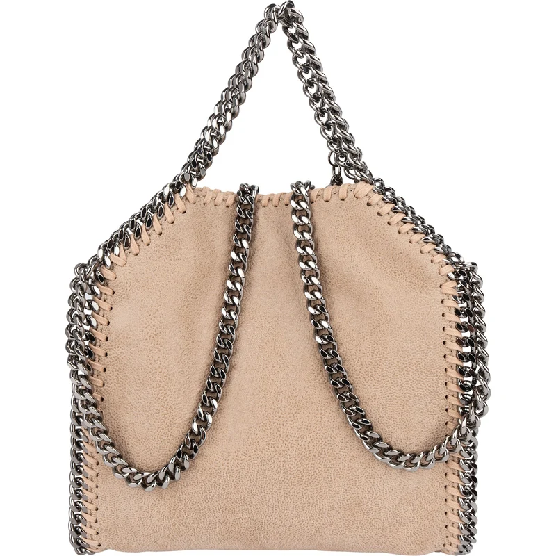 Stella McCartney Shaggy Falabella Mini Fold Over Tote Crossbody Handbag