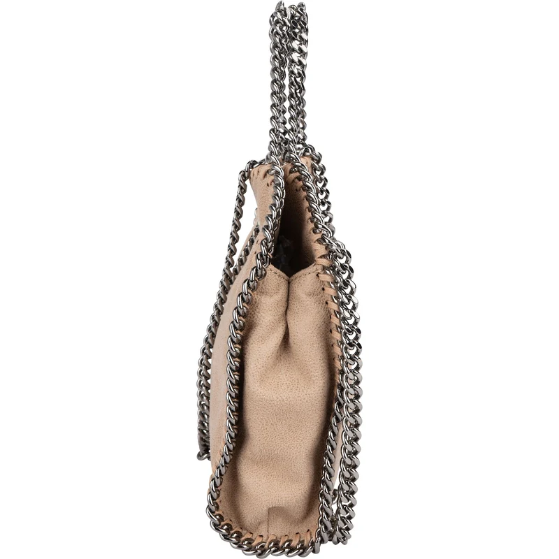 Stella McCartney Shaggy Falabella Mini Fold Over Tote Crossbody Handbag