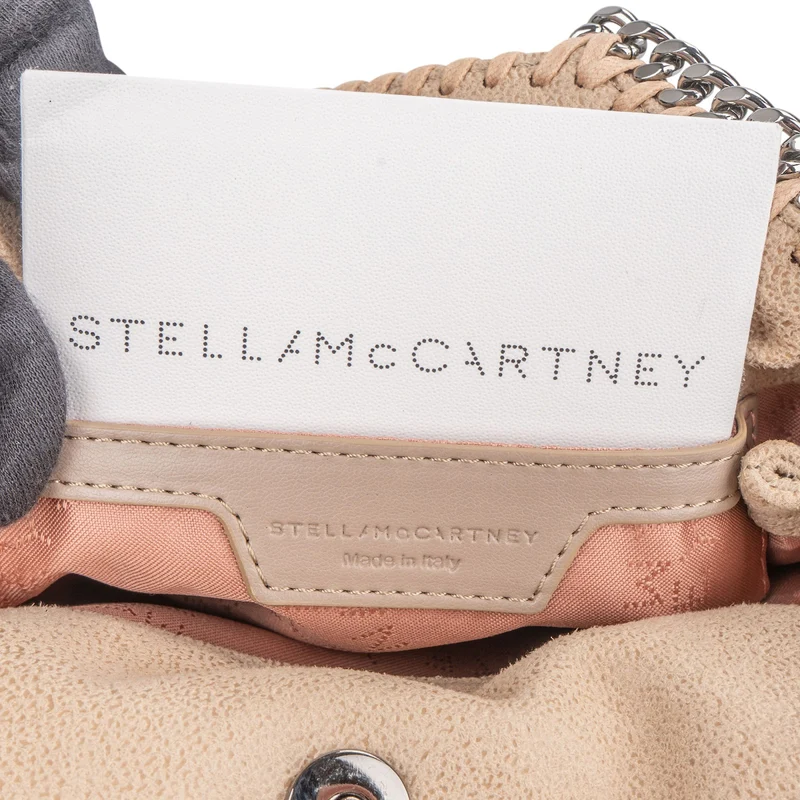 Stella McCartney Shaggy Falabella Mini Fold Over Tote Crossbody Handbag