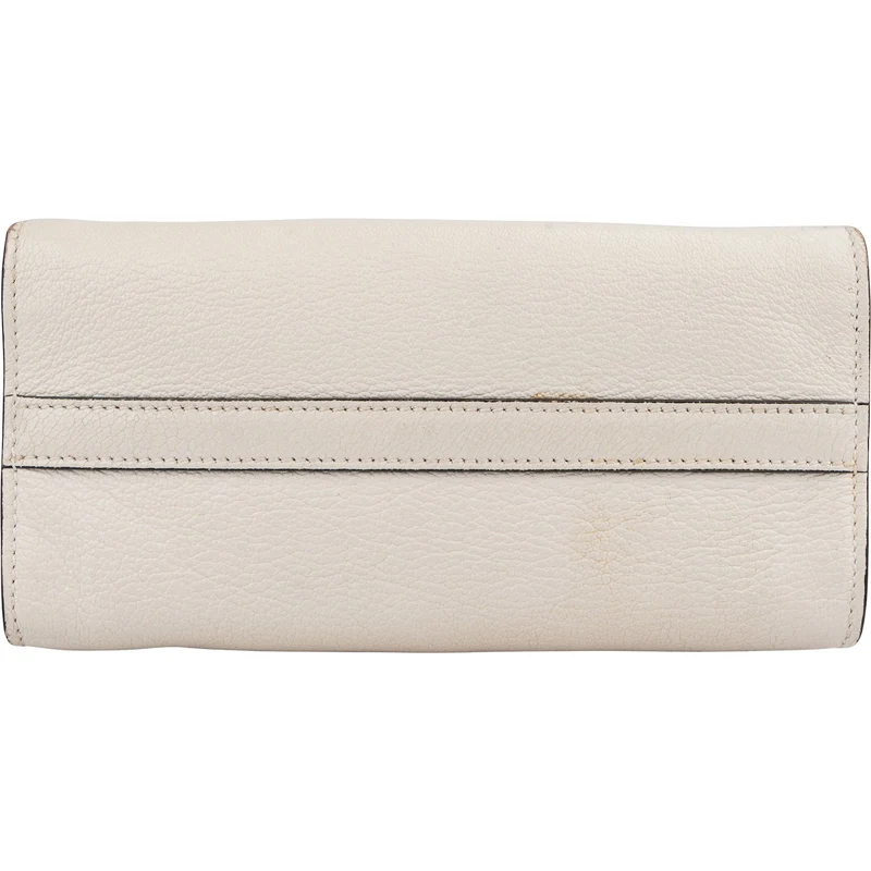 Miu Miu White Madras Leather Bow Handbag