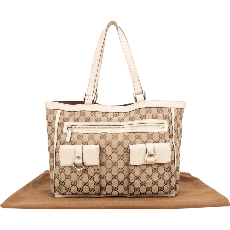 Gucci Monogram GG Canvas Abbey Shoulder Bag