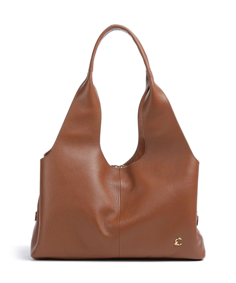 Coccinelle Nell Beuteltasche cognac