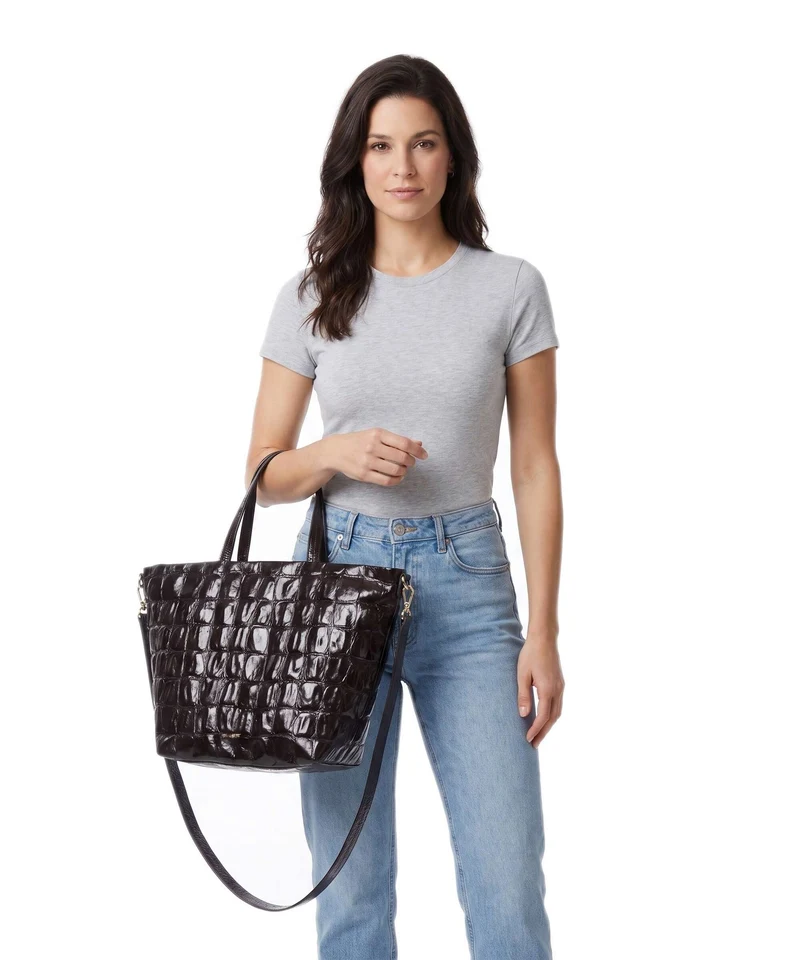 Abro Maxxi Cocco Alba Handtasche dark brown