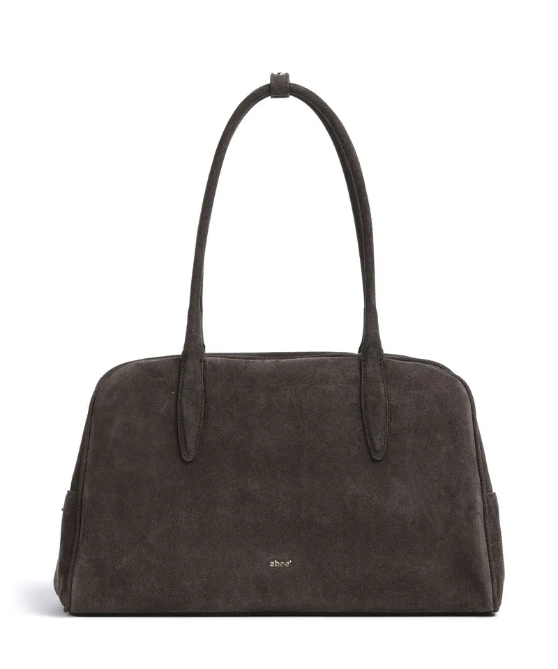 Abro Suede Amara Schultertasche dark brown