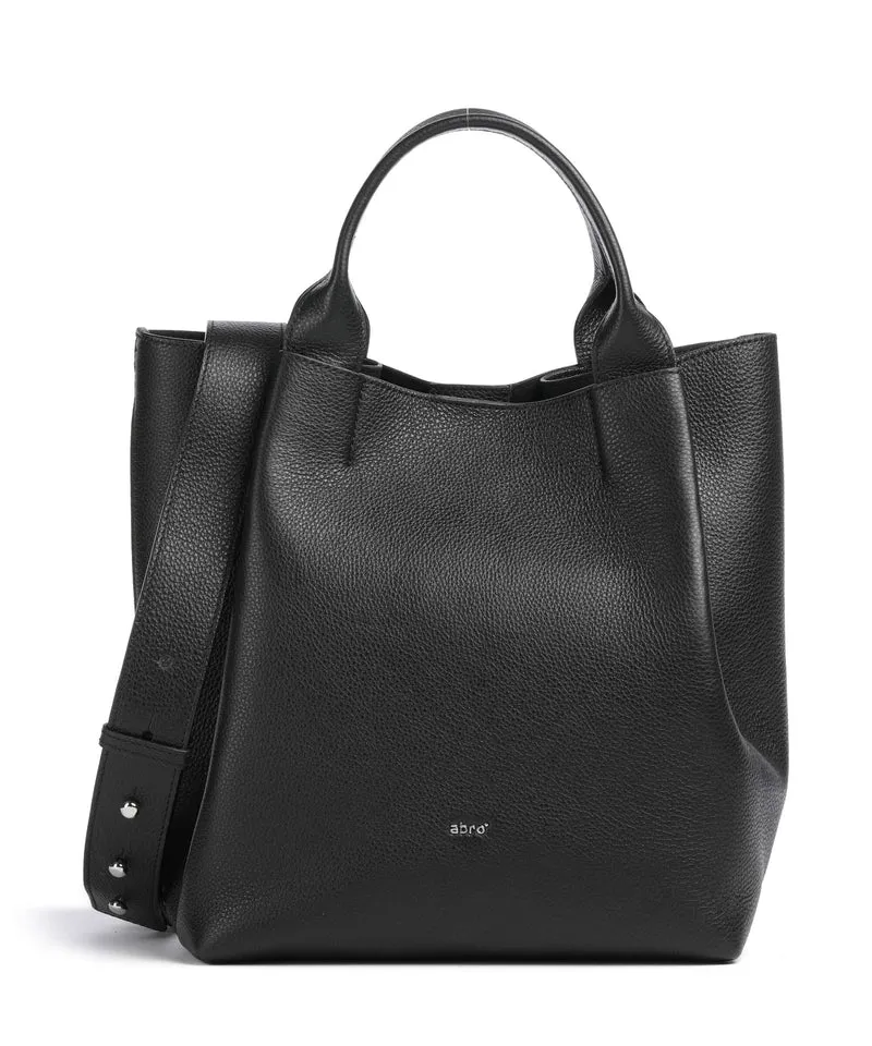 Abro Agave Essential Medium Handtasche black/nickel