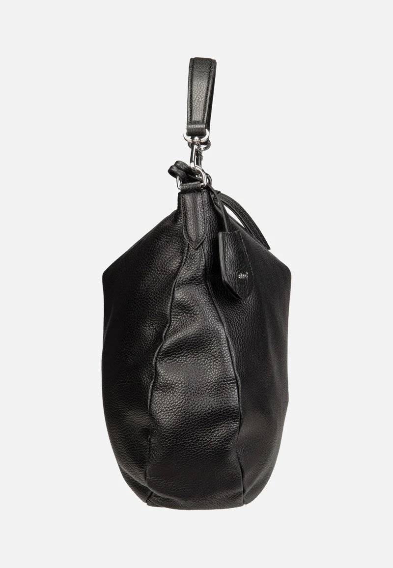 Juna Big Black/Nickel - Hobo Bag