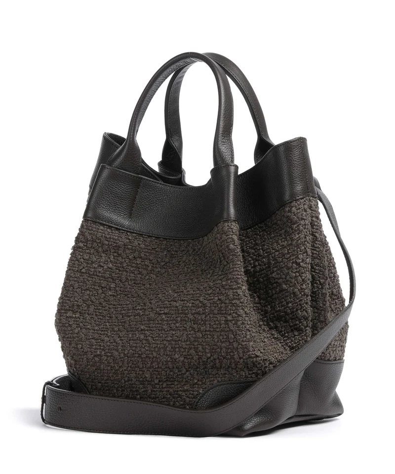 Abro Boucle´ Essential Medium Handtasche dark brown